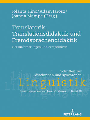 cover image of Translatorik, Translationsdidaktik und Fremdsprachendidaktik